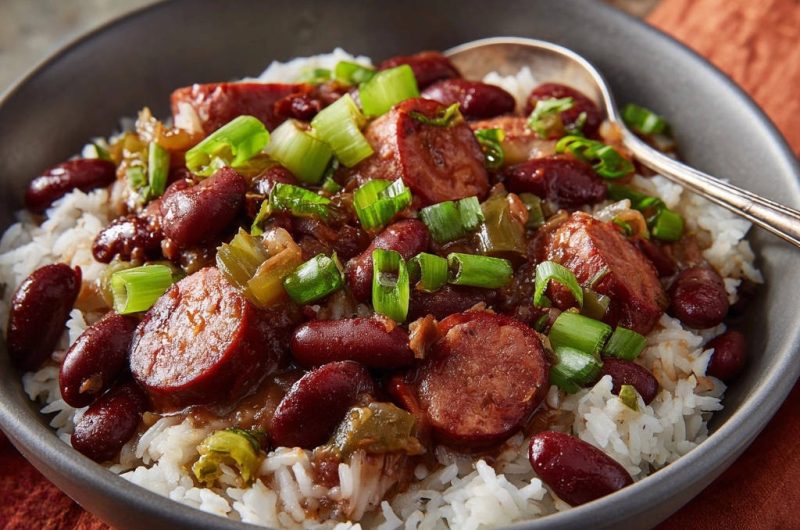 Rote Bohnen mit Wurst