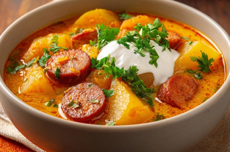 Paprika-Wurst-Eintopf