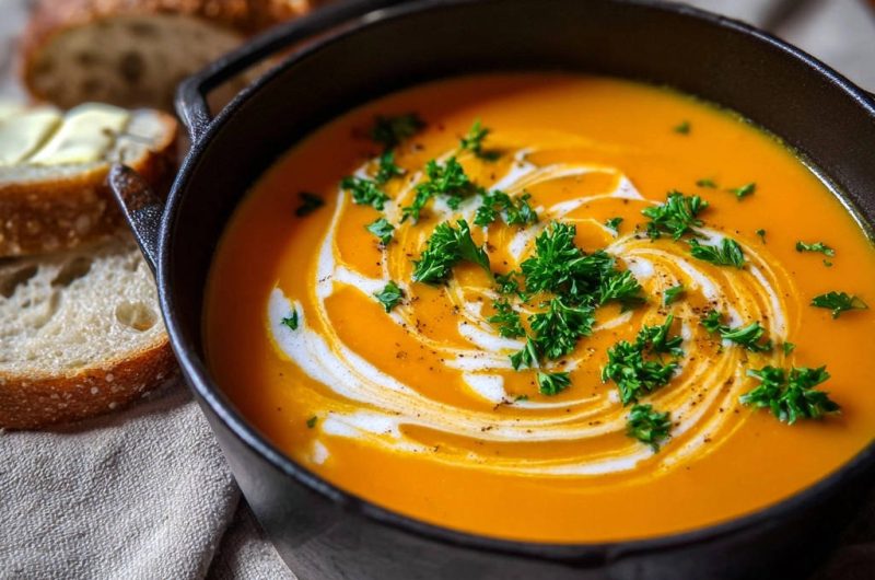 Kürbis-Karotten-Suppe