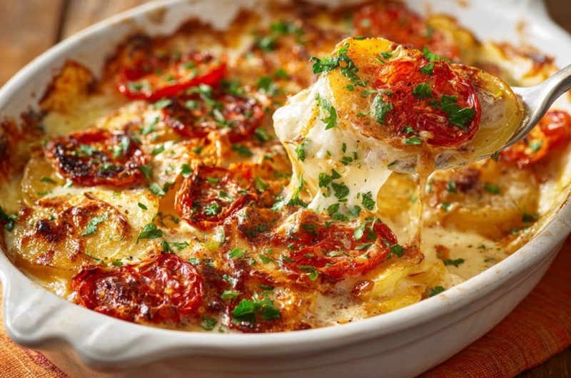Kartoffel-Tomaten-Gratin