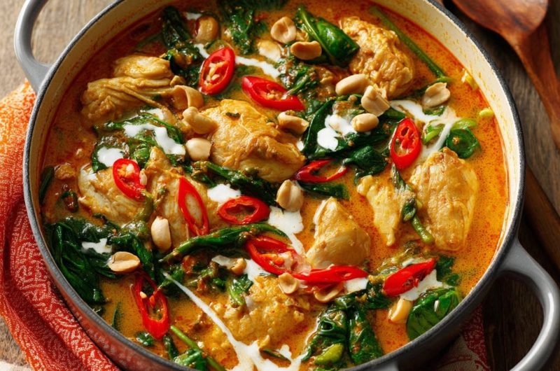 Erdnuss-Hähnchen-Curry
