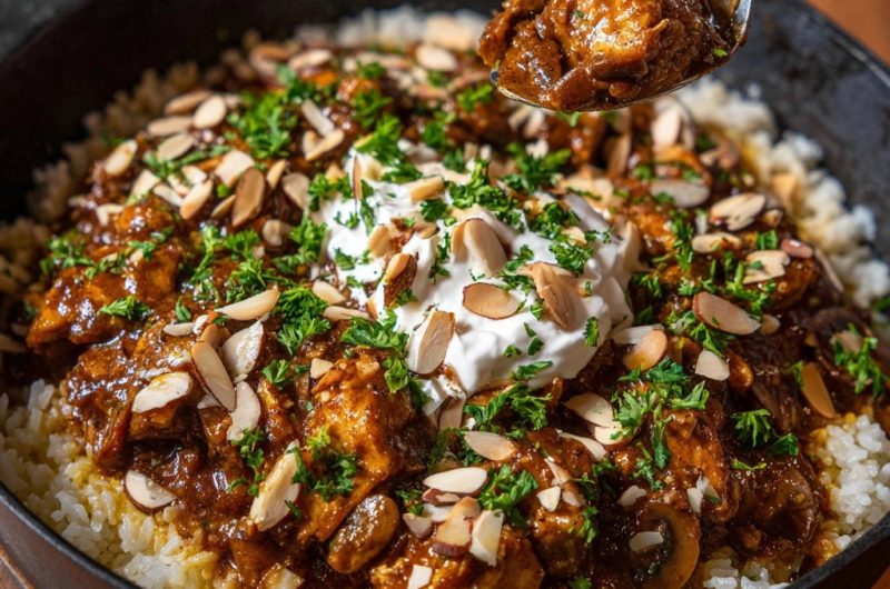 Hähnchen-Pilz-Curry