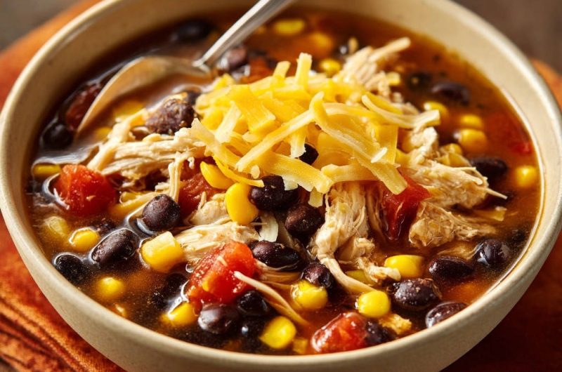 Hähnchen-Bohnen-Suppe