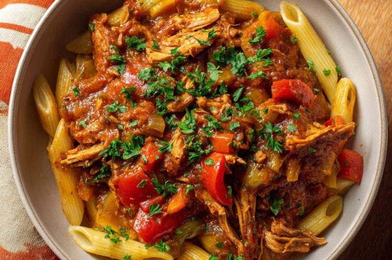 Penne Hähnchenragout
