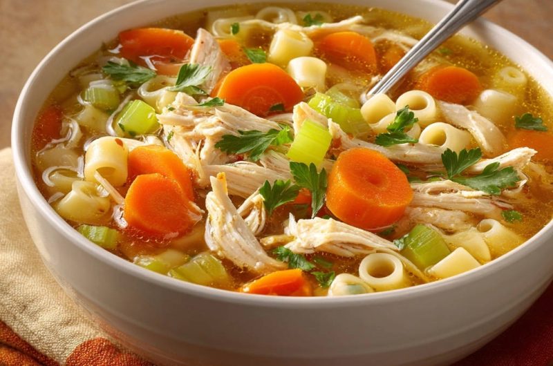 Hühnernudelsuppe