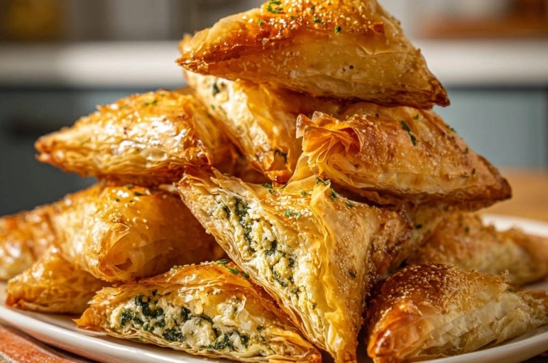 Spinat-Feta-Dreiecke