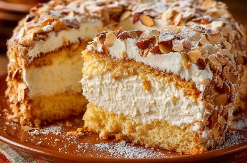Mandel-Sahnetorte