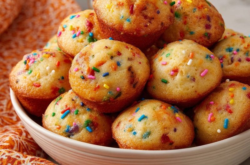 Regenbogen-Mini-Muffins