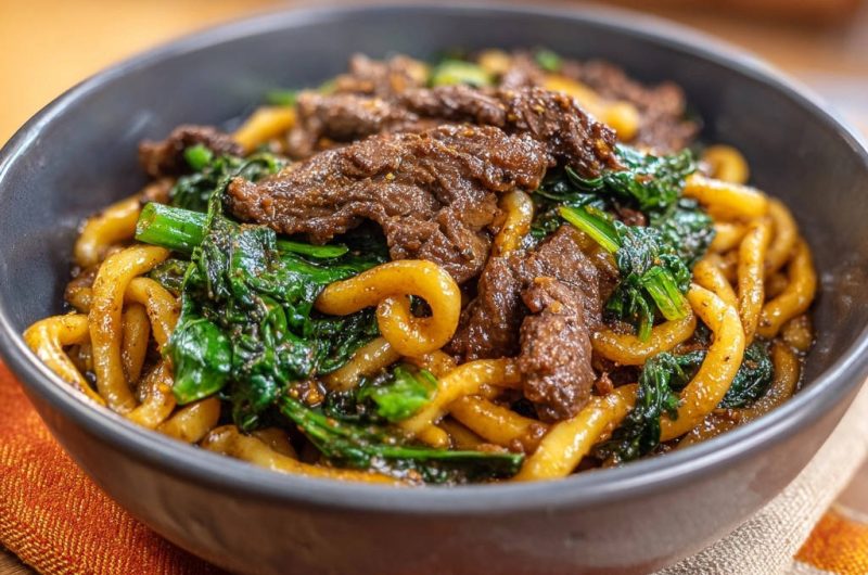 Wok-Udon Rindfleisch