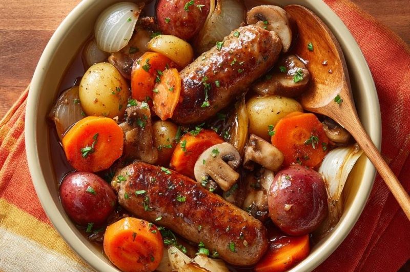 Bratwurst-Gemüse-Eintopf