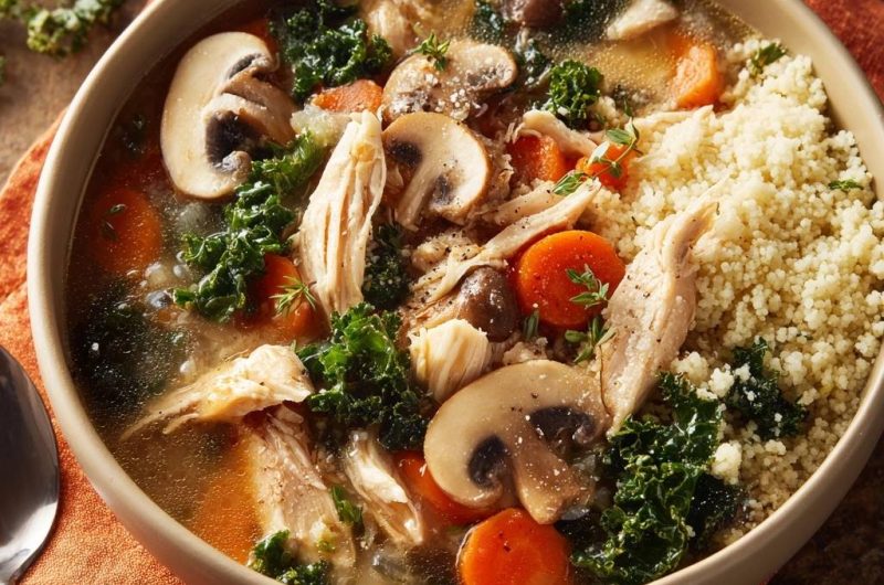 Hähnchen-Grünkohl-Suppe