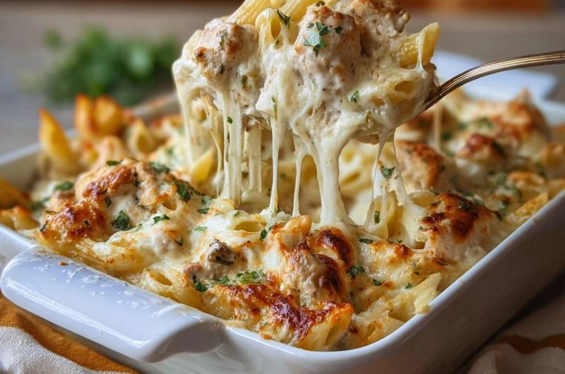 Hähnchen-Penne-Auflauf