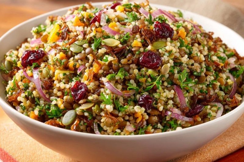 Linsen-Couscous-Salat