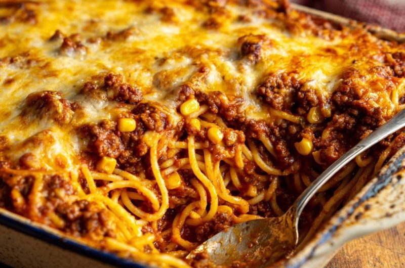 Spaghetti-Auflauf
