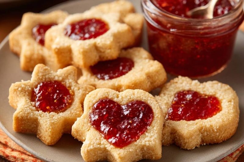 Himbeer-Linzer-Plätzchen