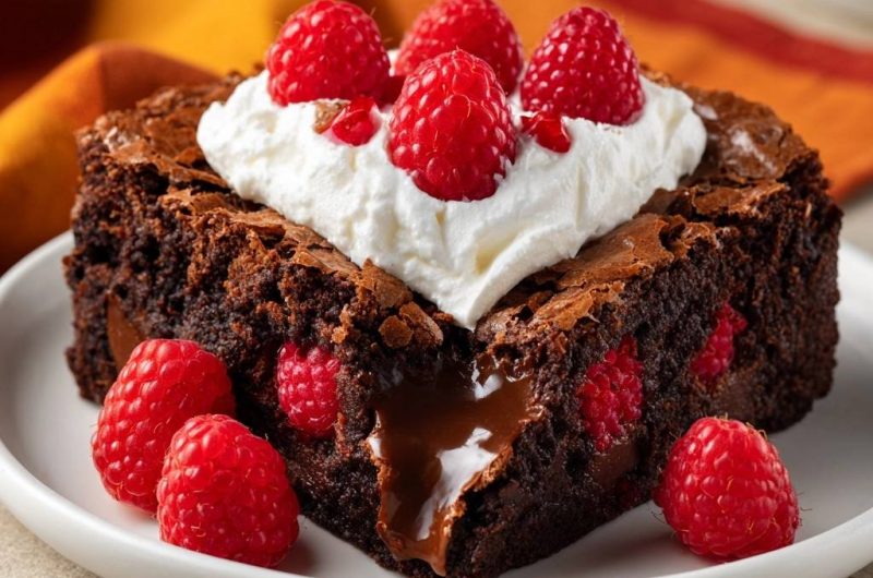 Himbeer-Schoko-Brownie