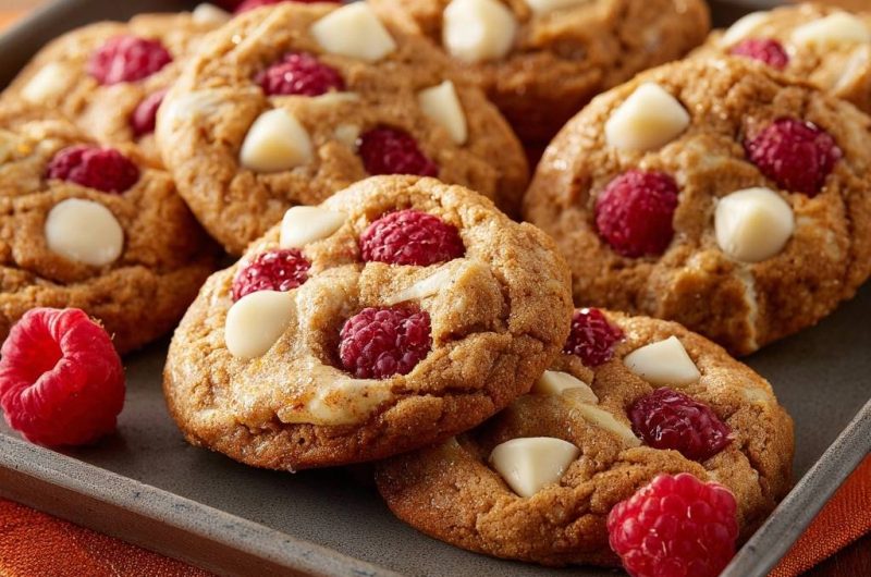 Himbeer-Weiße-Schokoladen-Cookies
