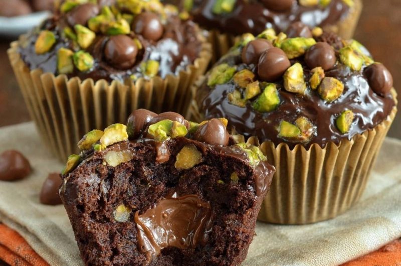 Pistazien-Schoko-Muffins