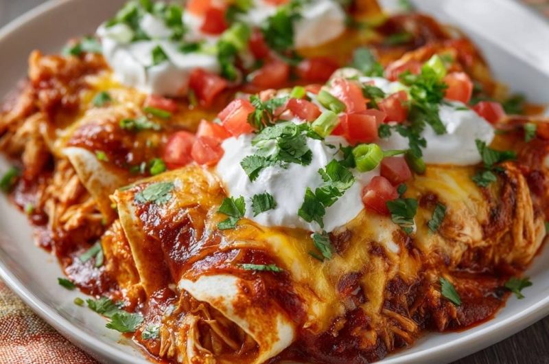 Hähnchen-Enchiladas