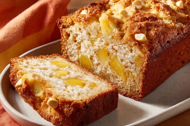 Ananas-Weißschokoladenbrot