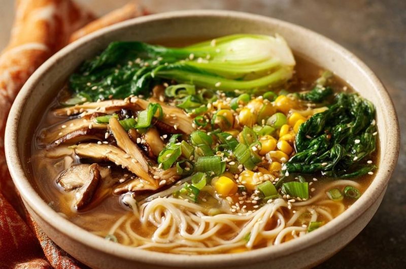 Shiitake-Nudel-Suppe