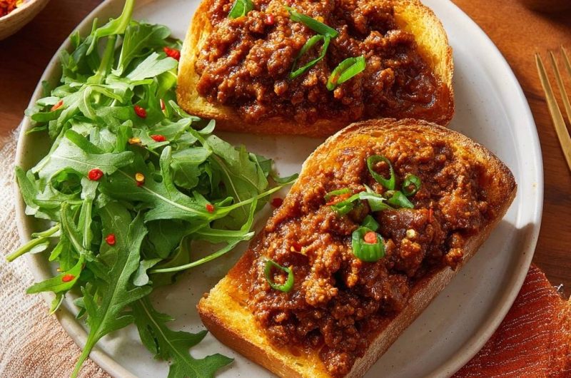 Hackfleisch-Toast
