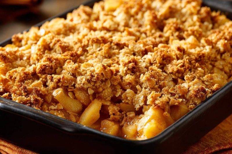 Apfel-Hafer-Crumble