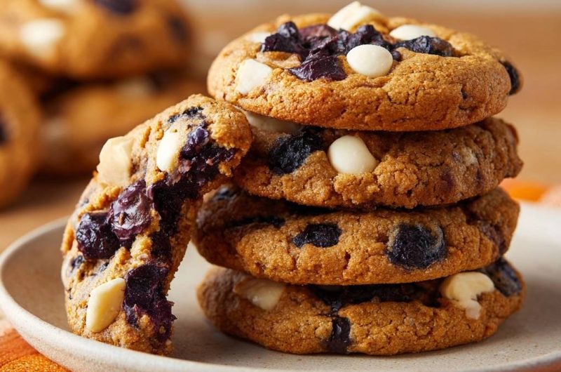 Blaubeer-Weiße-Schokolade-Cookies