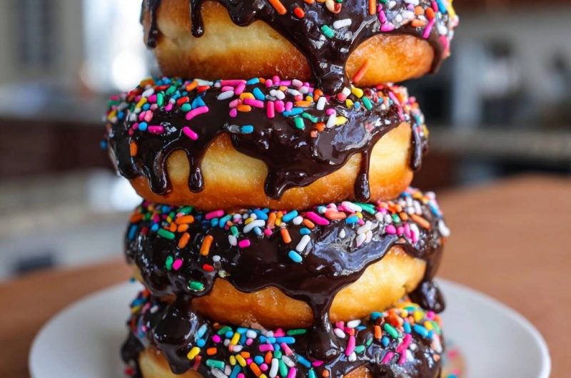 Schoko-Donuts