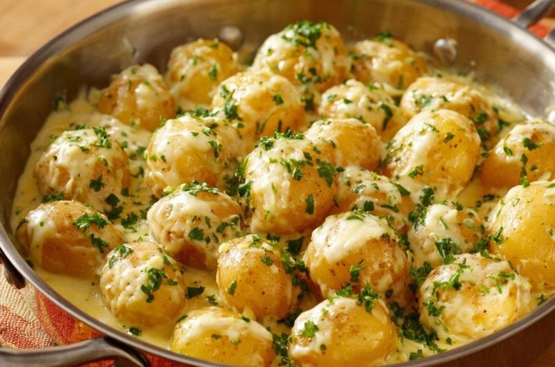 Käse-Babykartoffeln