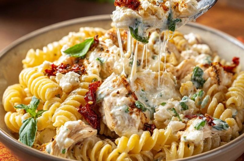 Hähnchen-Fusilli