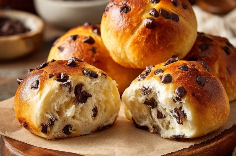 Schoko-Chip-Brötchen