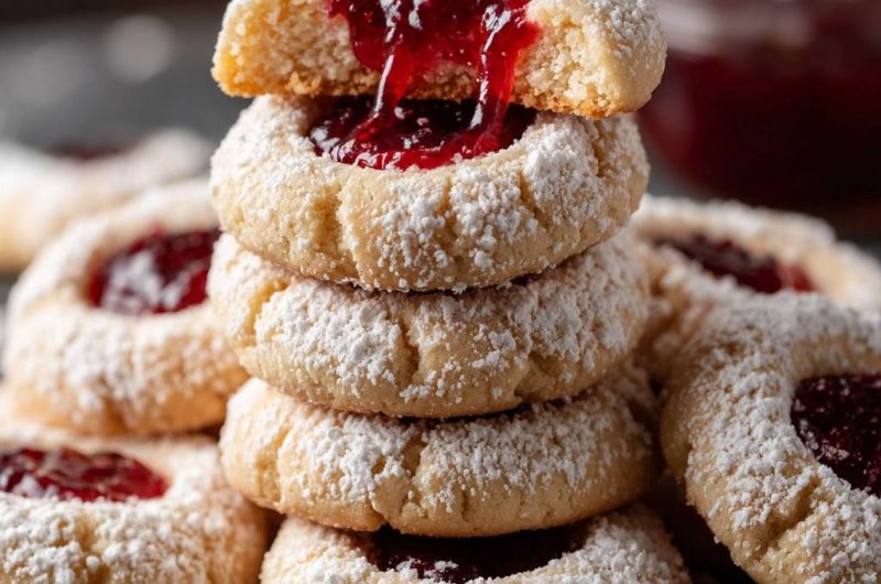 Himbeer-Marmeladen-Plätzchen