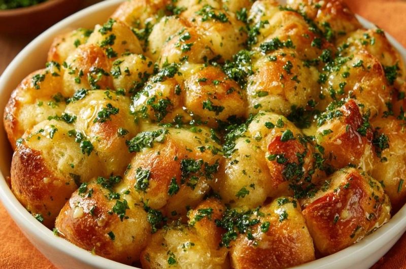 Petersilien-Butter-Brotbällchen