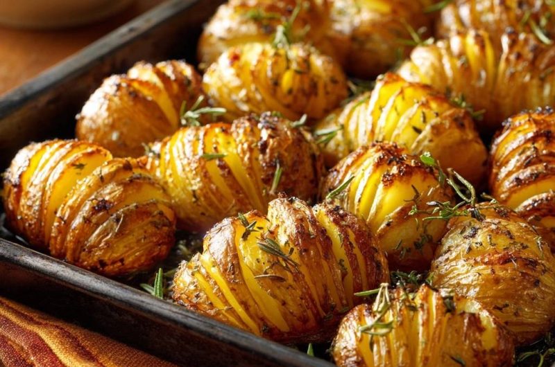 Hasselback-Kartoffeln