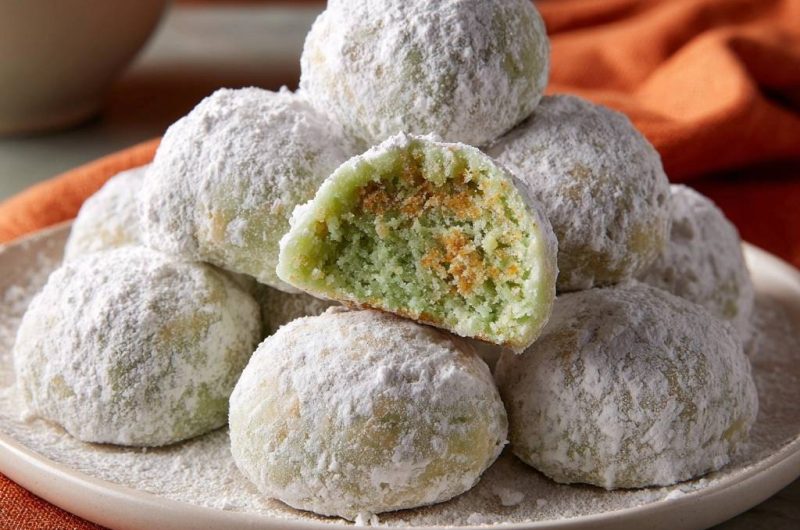 Matcha-Karotten-Mochi-Bällchen