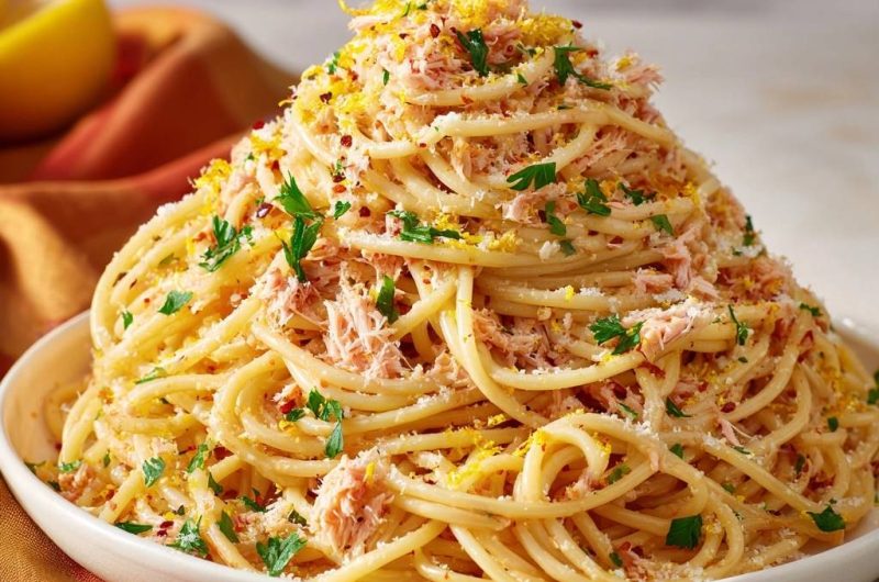 Thunfisch-Spaghetti