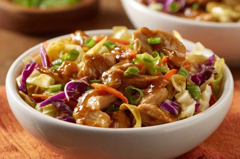 Hähnchen-Kraut-Wok