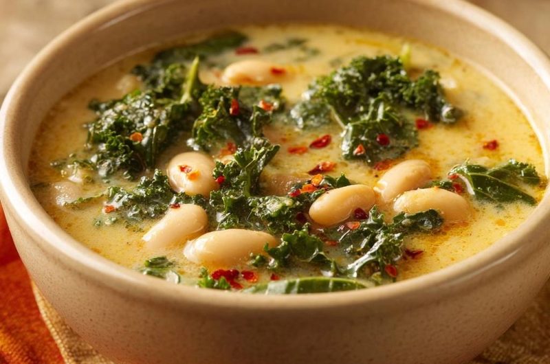 Grünkohl-Bohnensuppe