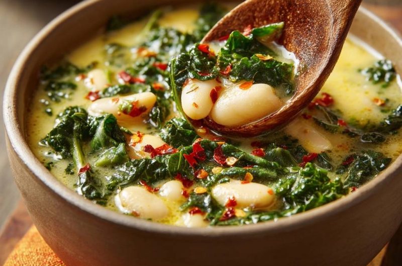 Grünkohl-Bohnensuppe
