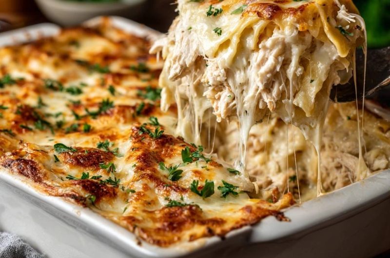 Hähnchenlasagne