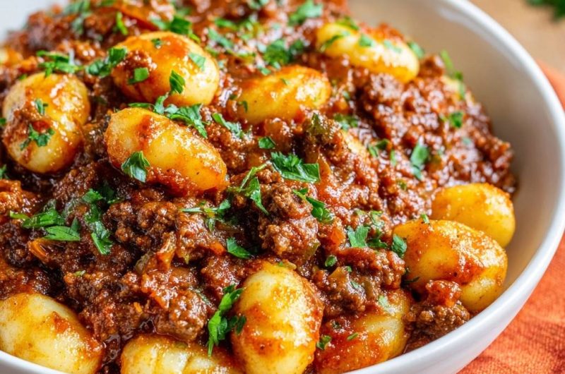 Gnocchi Bolognese