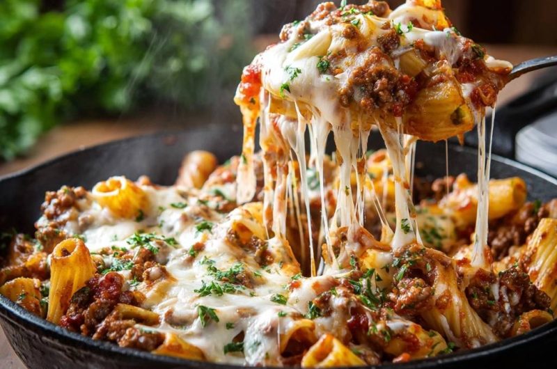 Rindfleisch-Rigatoni