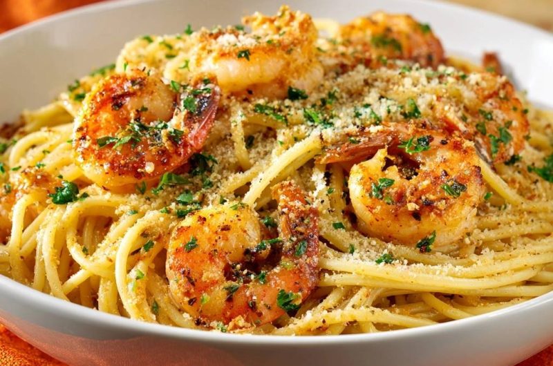 Garnelen-Spaghetti