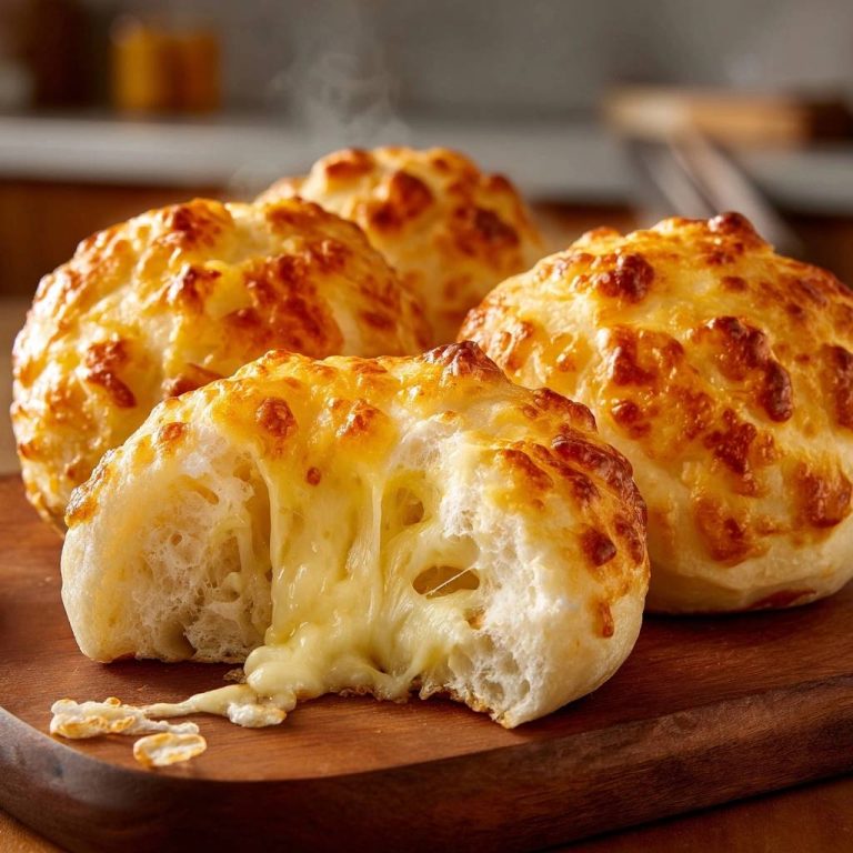 Knusprige Käsebomben im Anschnitt, mit flüssigem Käse der sich zieht. Dieses Gericht ist perfekt für Käseliebhaber.