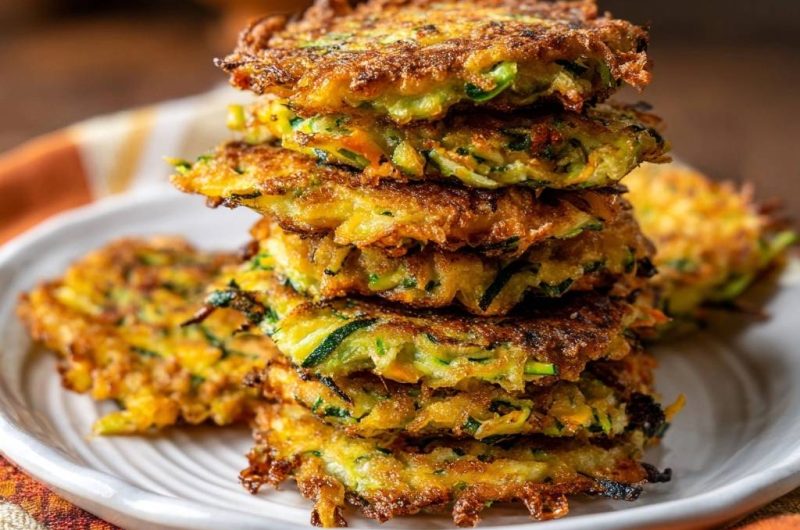 Zucchini-Karotten-Puffer