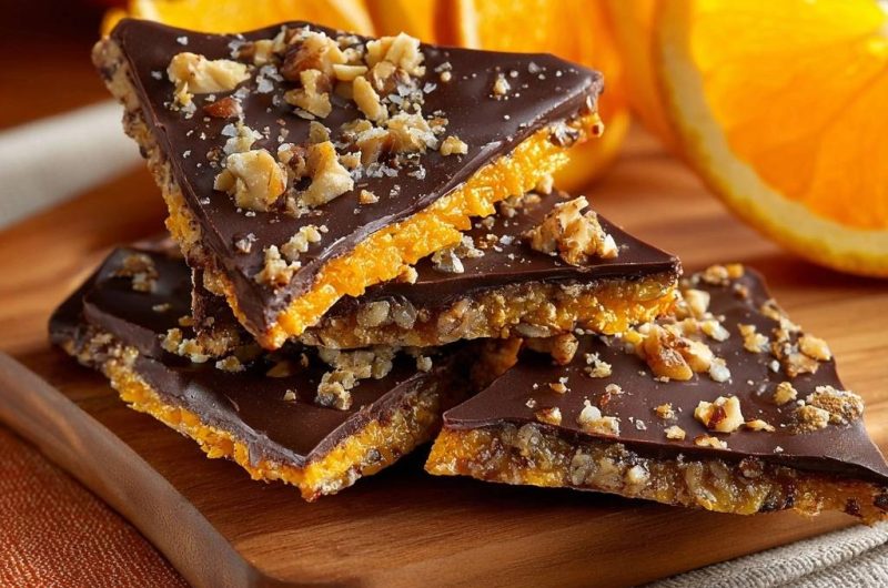 Orangen-Schokoladen-Pekannuss-Toffee