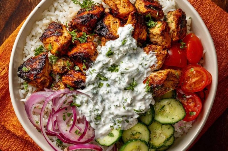 Hähnchen-Tikka-Bowl