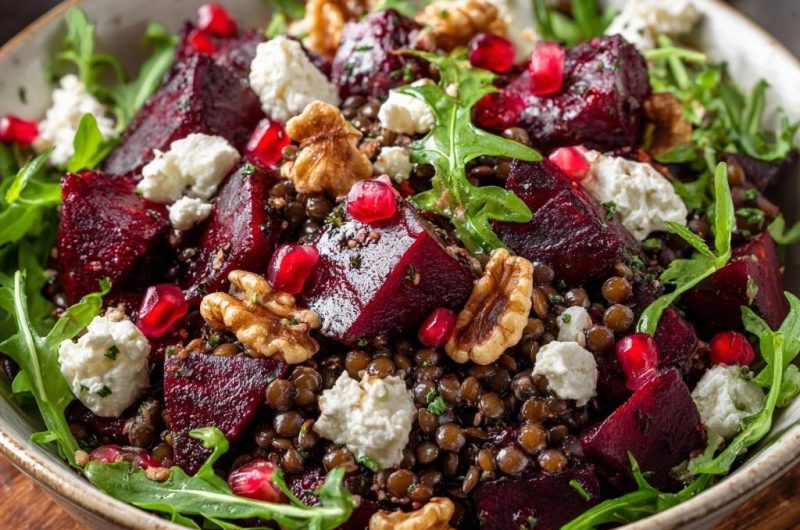 Rote-Bete-Linsen-Salat