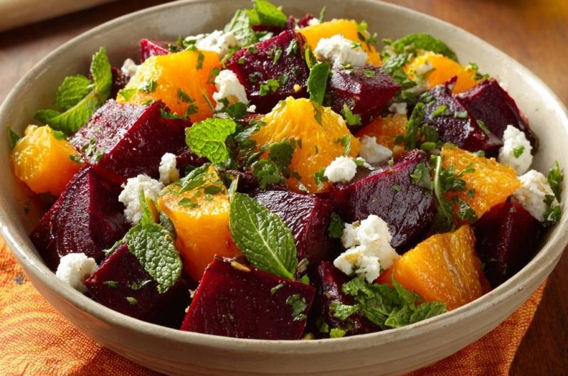 Rüben-Orangen-Feta-Salat